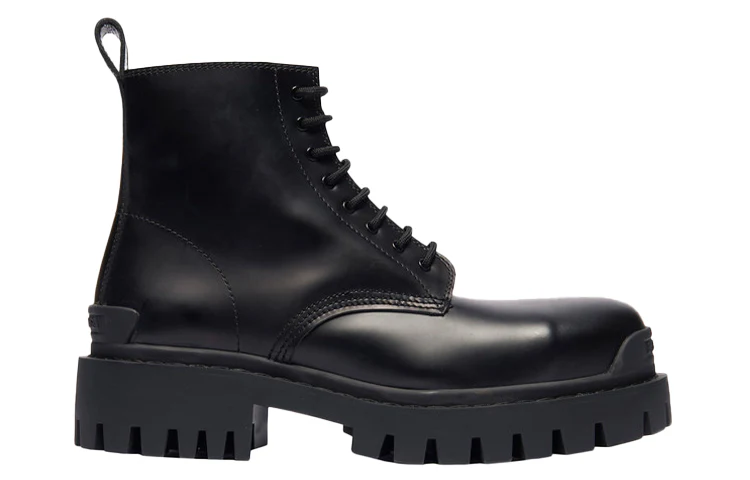 Strike Leather Boots (Black)